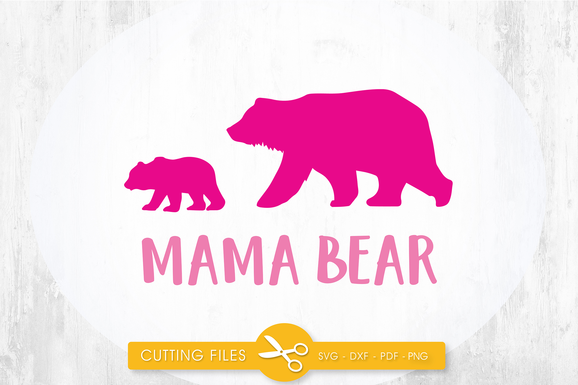 Download mama-bear cutting files svg, dxf, pdf, eps included - cut files for cricut and silhouette ...