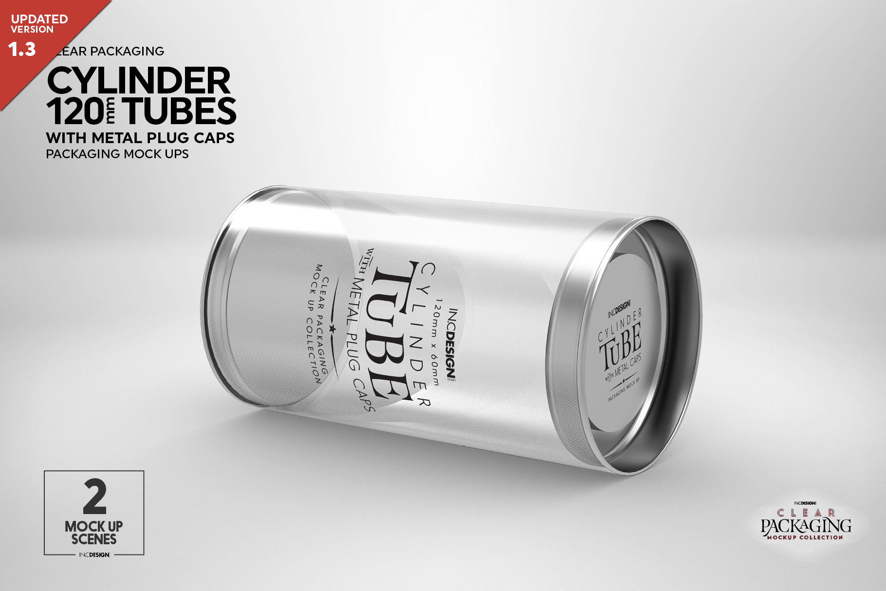 Download 120mm Cylinder Tube Packaging Mockup (104824) | Branding ...