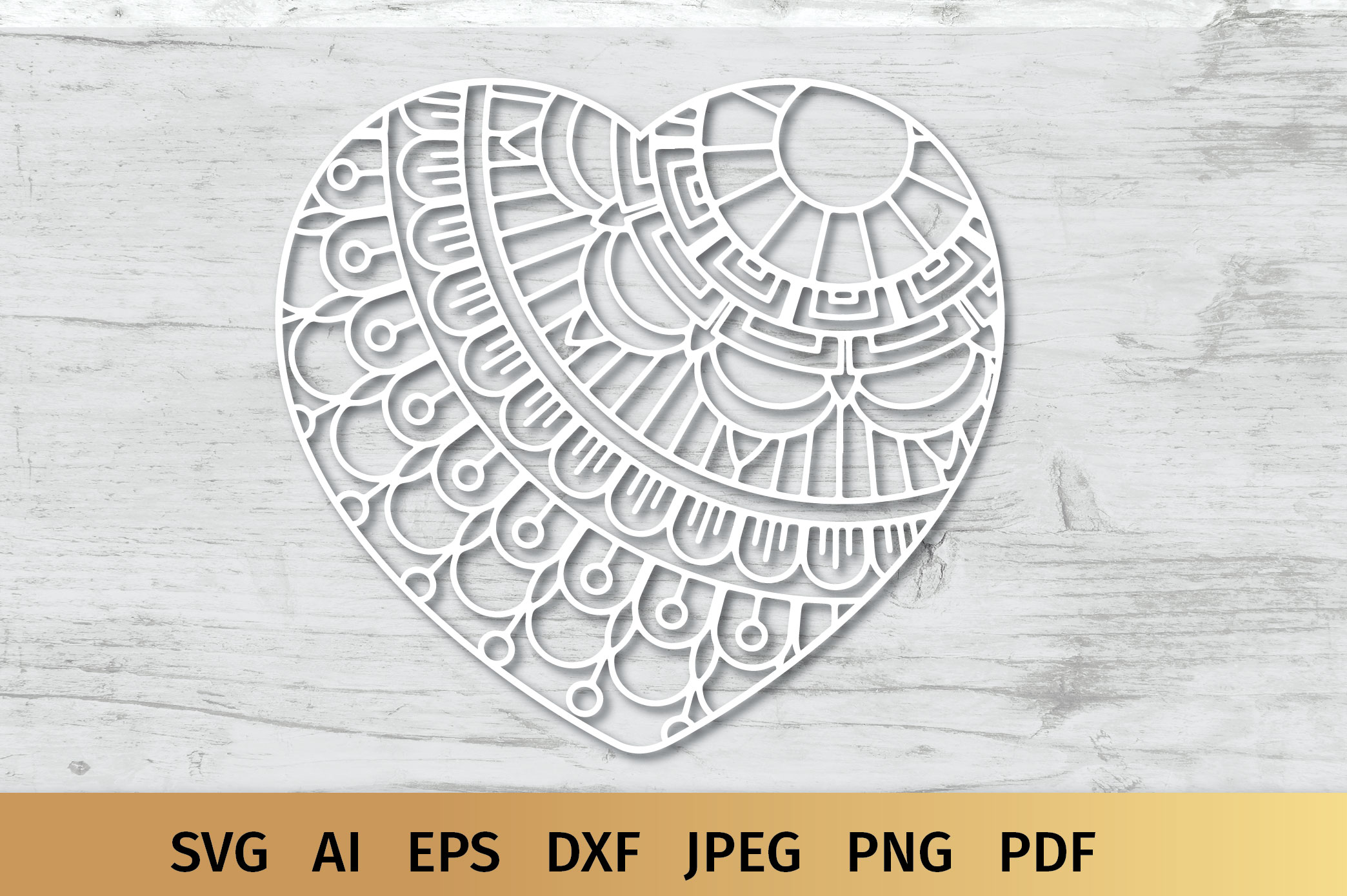 Free Free 3D Heart Mandala Svg Free 785 SVG PNG EPS DXF File
