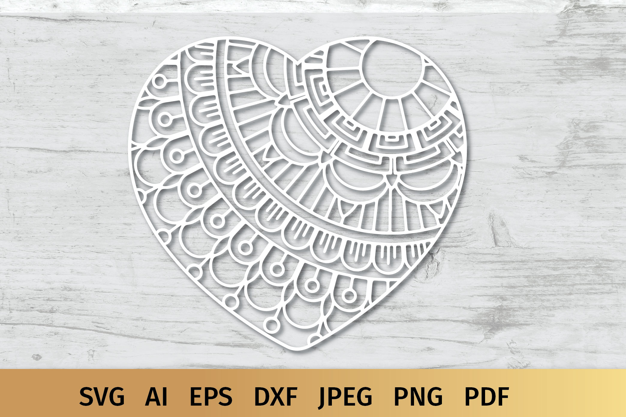 Free Free Heart Mandala Svg 545 SVG PNG EPS DXF File