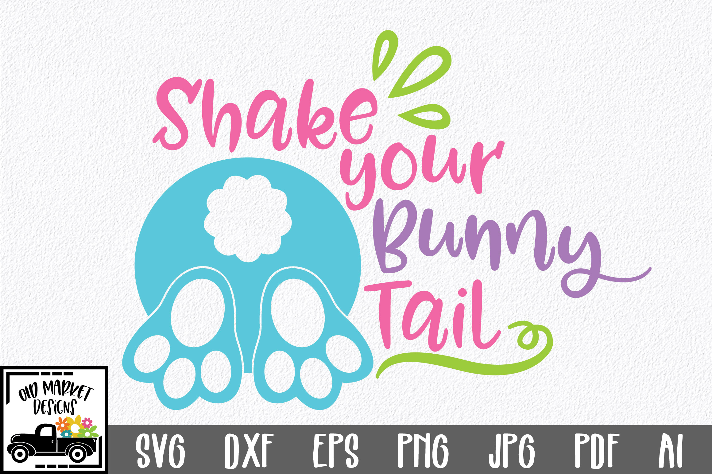 Download Easter SVG Cut File - Shake your Bunny Tail SVG DXF EPS PNG