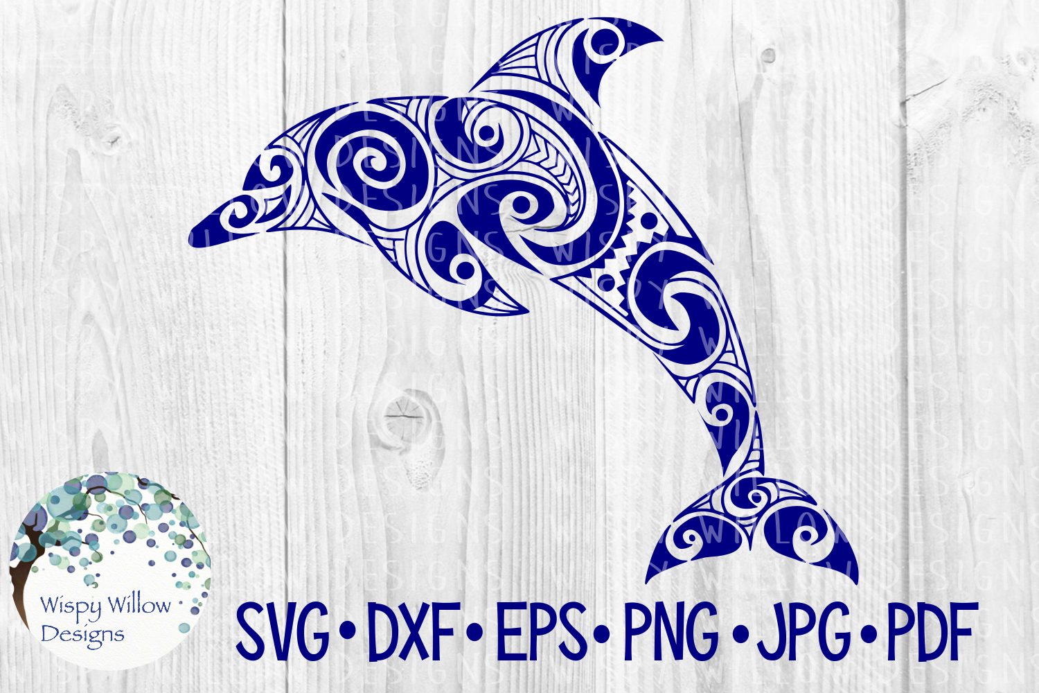 Download Tribal Dolphin, Ocean, SVG Cut File (109589) | SVGs | Design Bundles