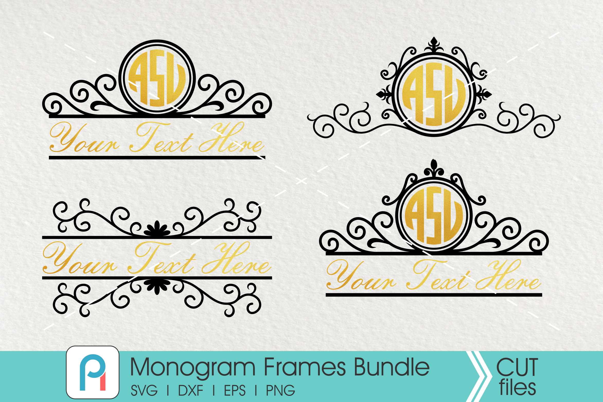 Download Monogram Frame Svg Bundle Monogram Svg Monogram Svg Files PSD Mockup Templates