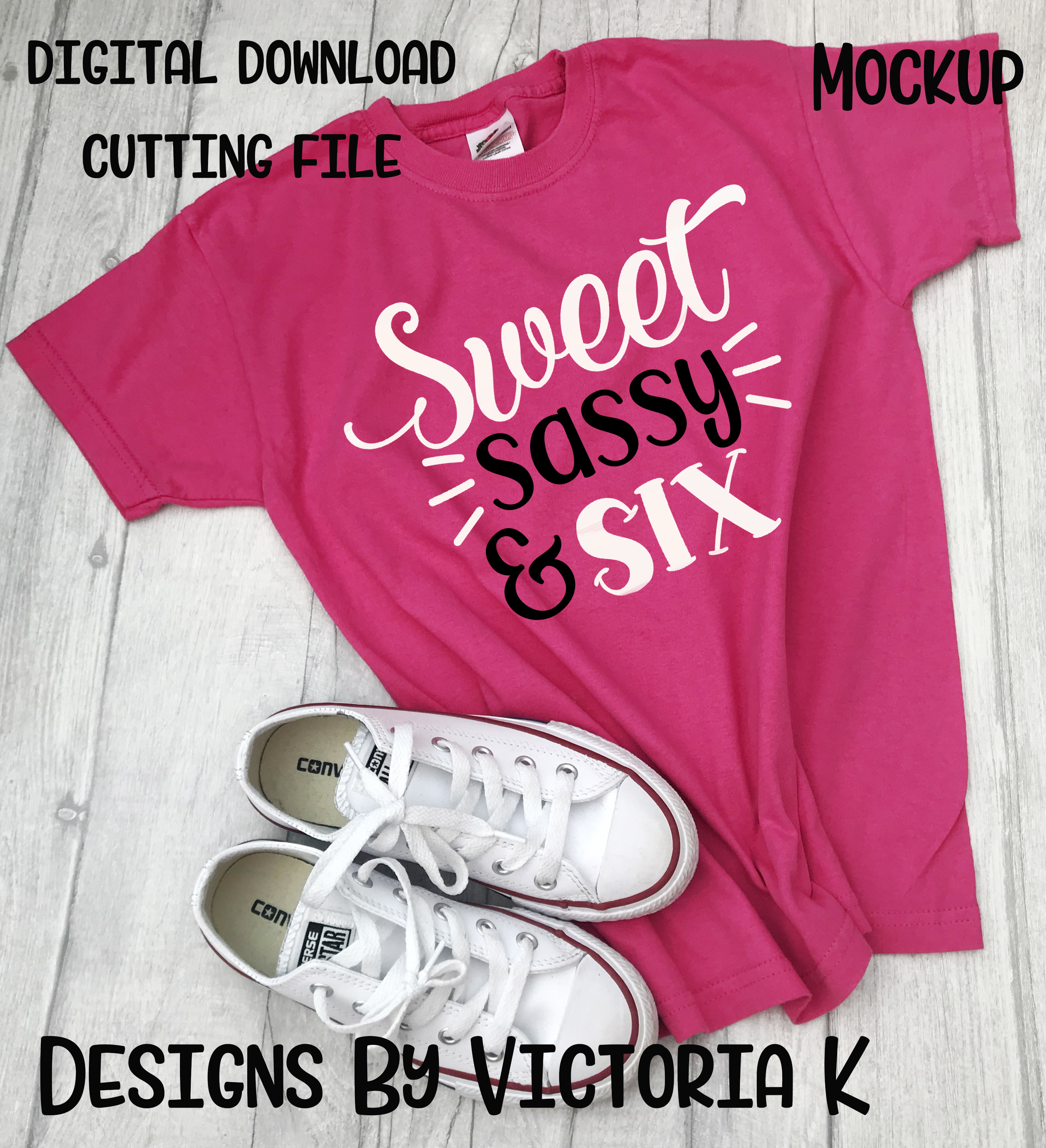 Download Sweet Sassy and Six, 6th Birthday, SVG, DXF, PNG (57952 ...