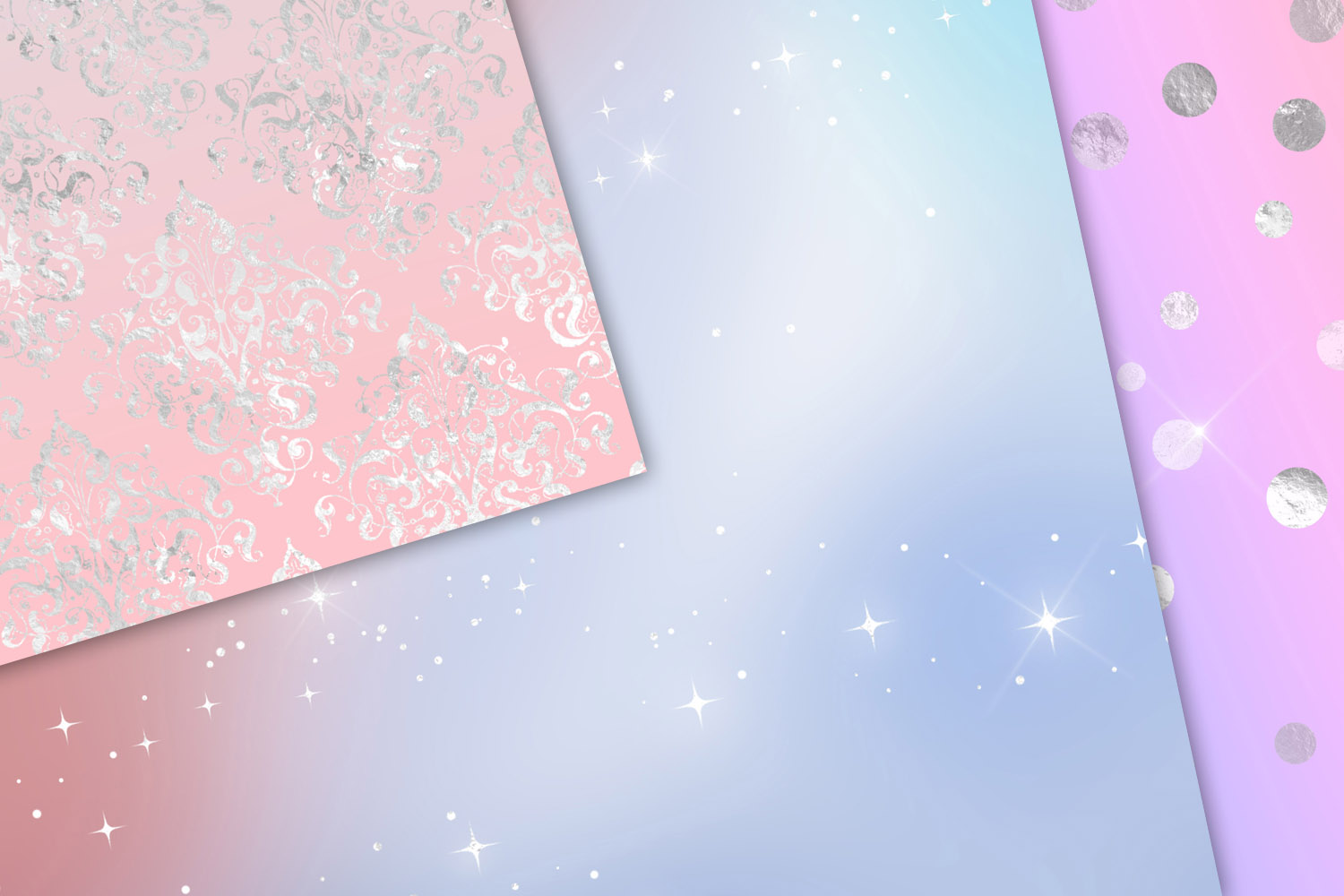 Pastel Galaxy Background Powerpoint Background Des