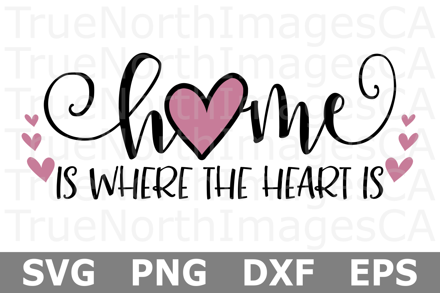 Download Home is Where the Heart is - A Home SVG Cut File (220654 ...