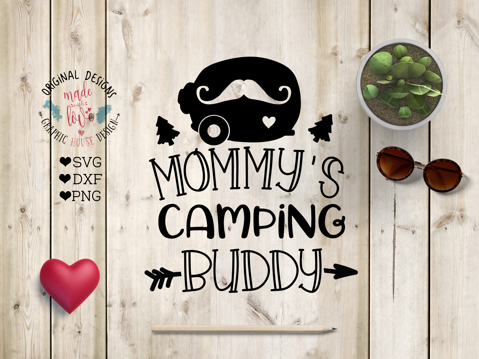 Mommy's camping Buddy Cut File in SVG, DXF, PNG (87802 ...