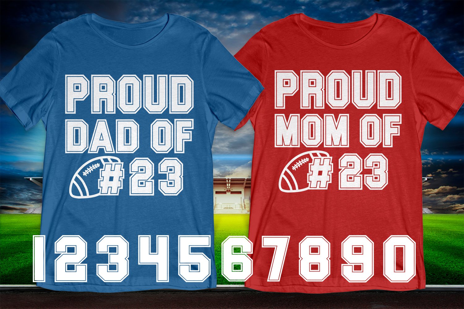 Football Mom svg Football dad svg Proud mom dad Svg dxf (139943) | SVGs ...