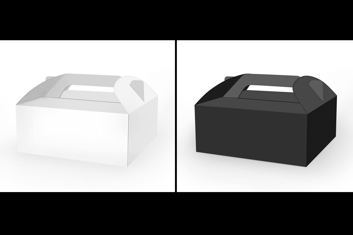 Download Cake Box Mockup (24152) | Mock Ups | Design Bundles
