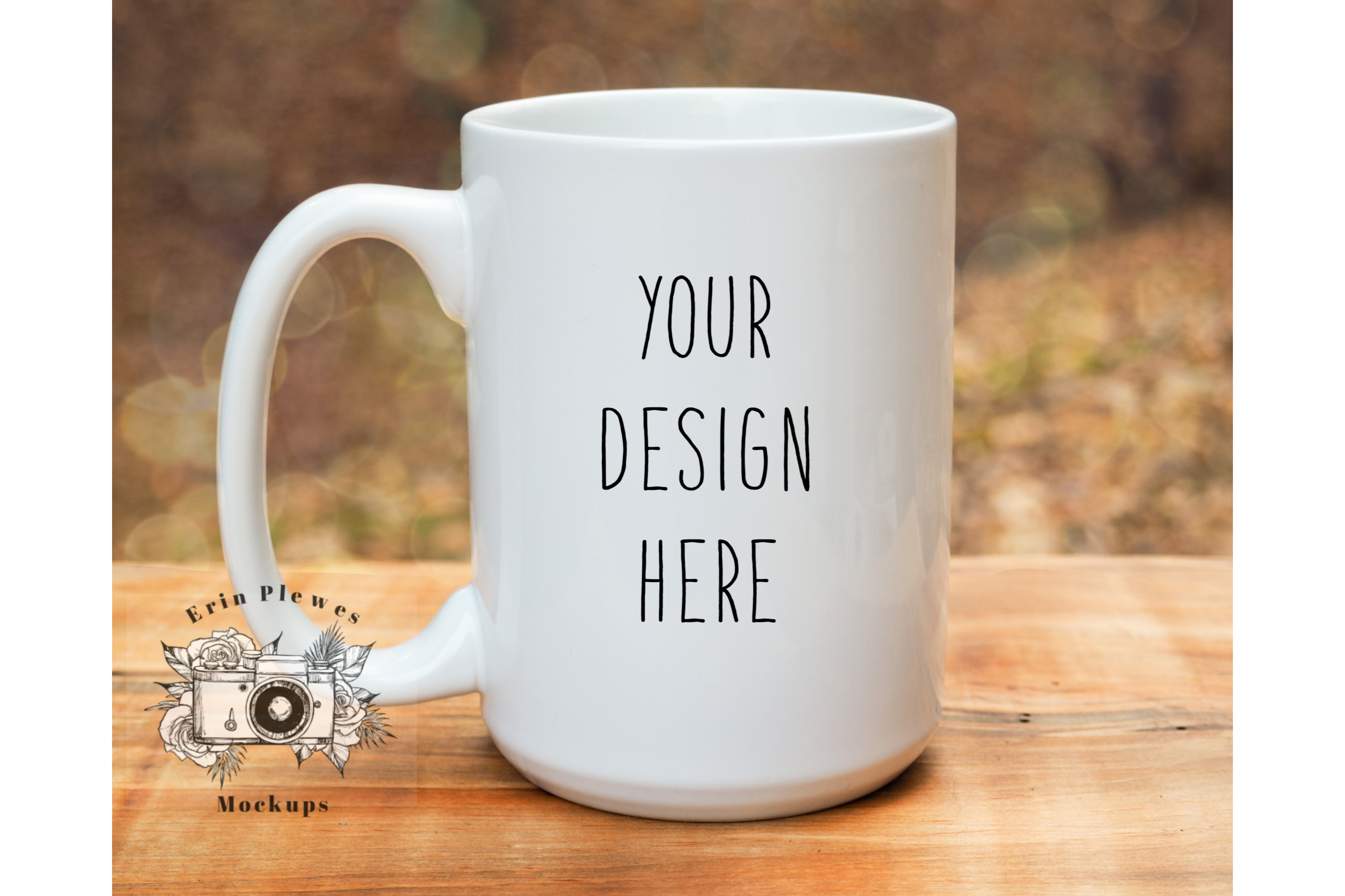 Download 15oz Coffee Mug Mockup | Left Hand Mug Mockup Stock Photo (432994) | Mock Ups | Design Bundles