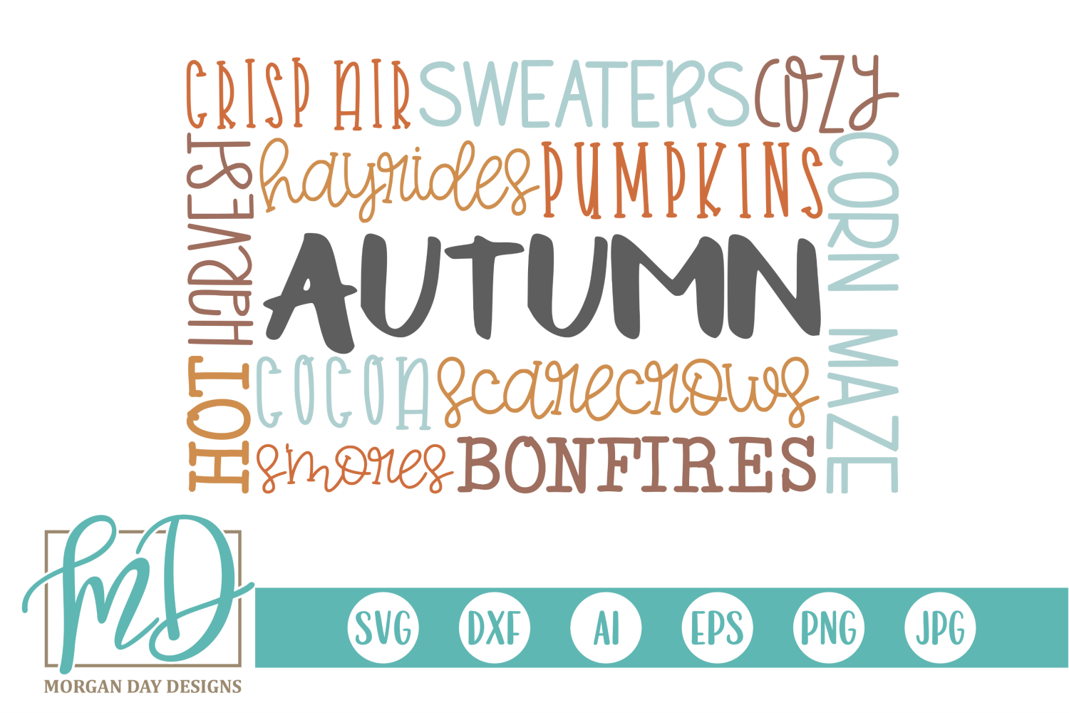 Download Fall - Halloween - Autumn Subway Art SVG