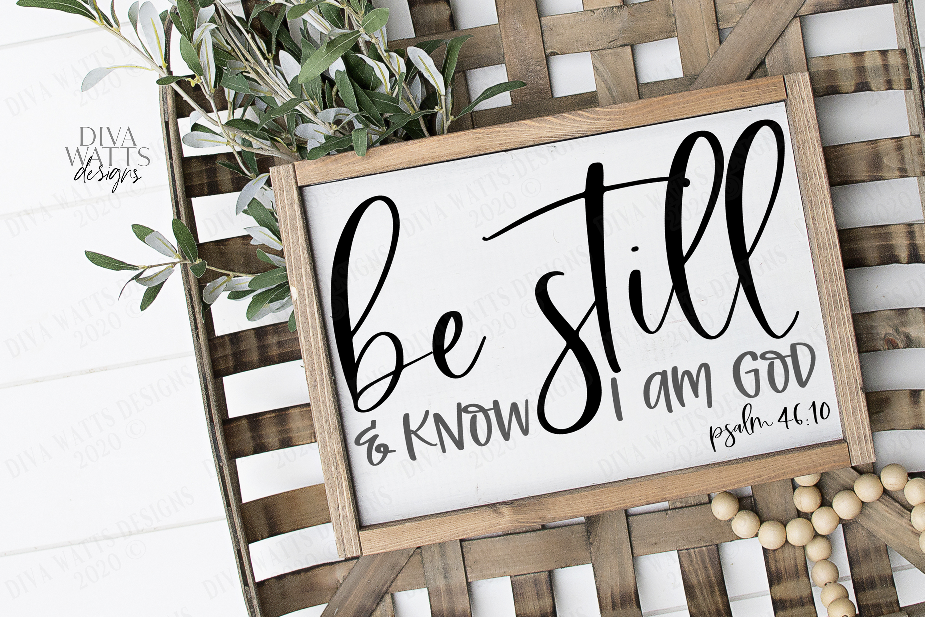 Download Be Still And Know I Am God - Psalm - Christian Sign SVG PNG