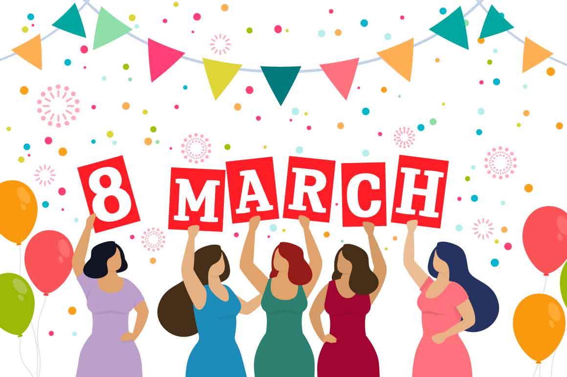 Happy Women's Day - vector collection