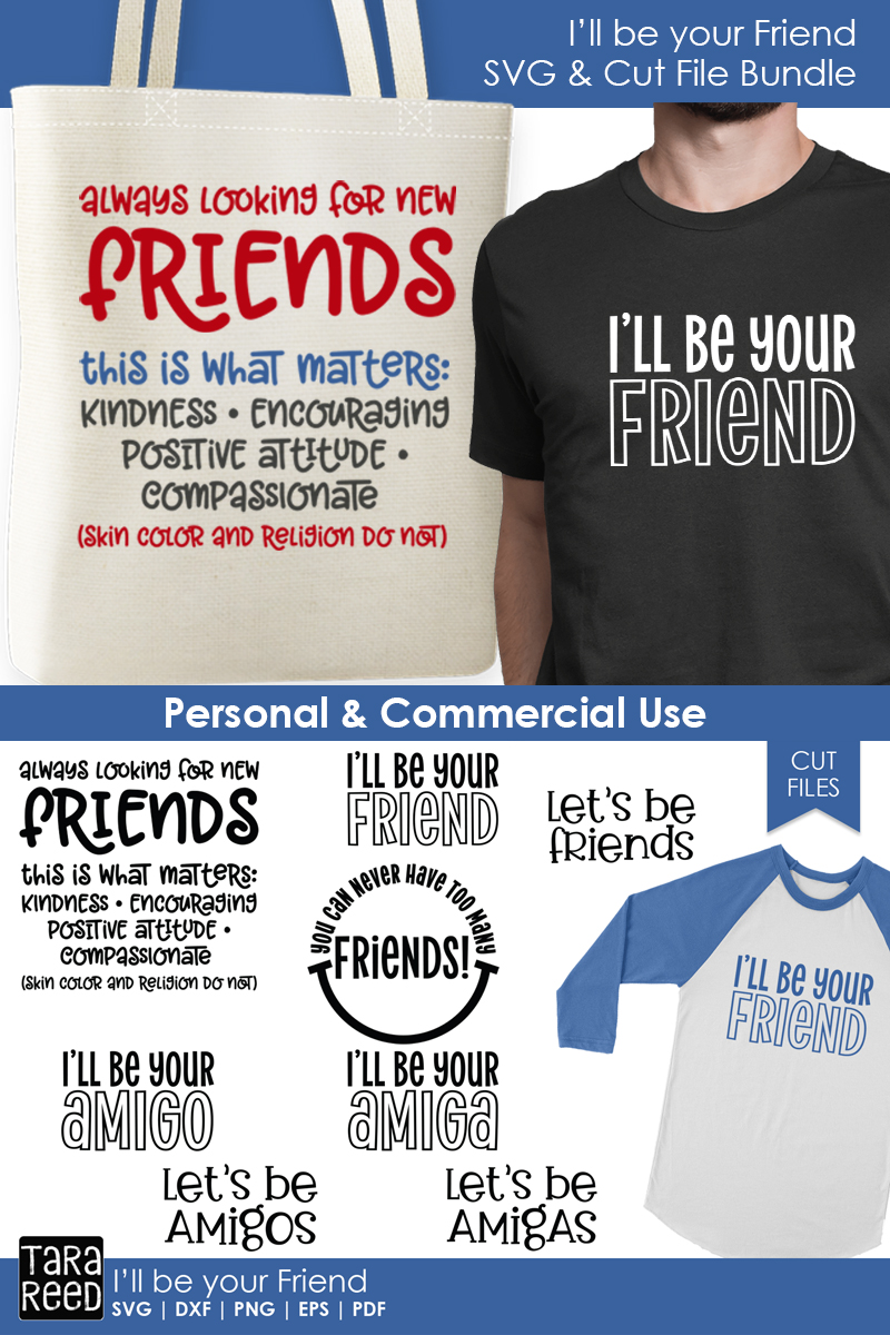 I'll be your Friend - Friendship SVG and Cut Files