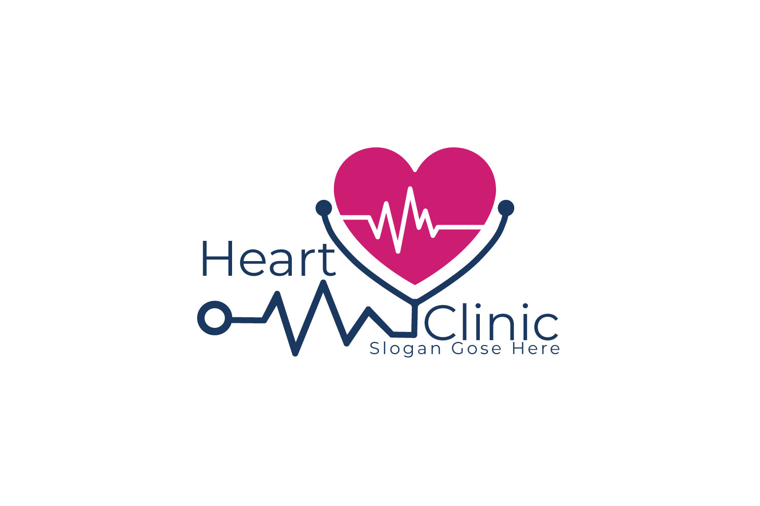 Heart Clinic Logo Design.