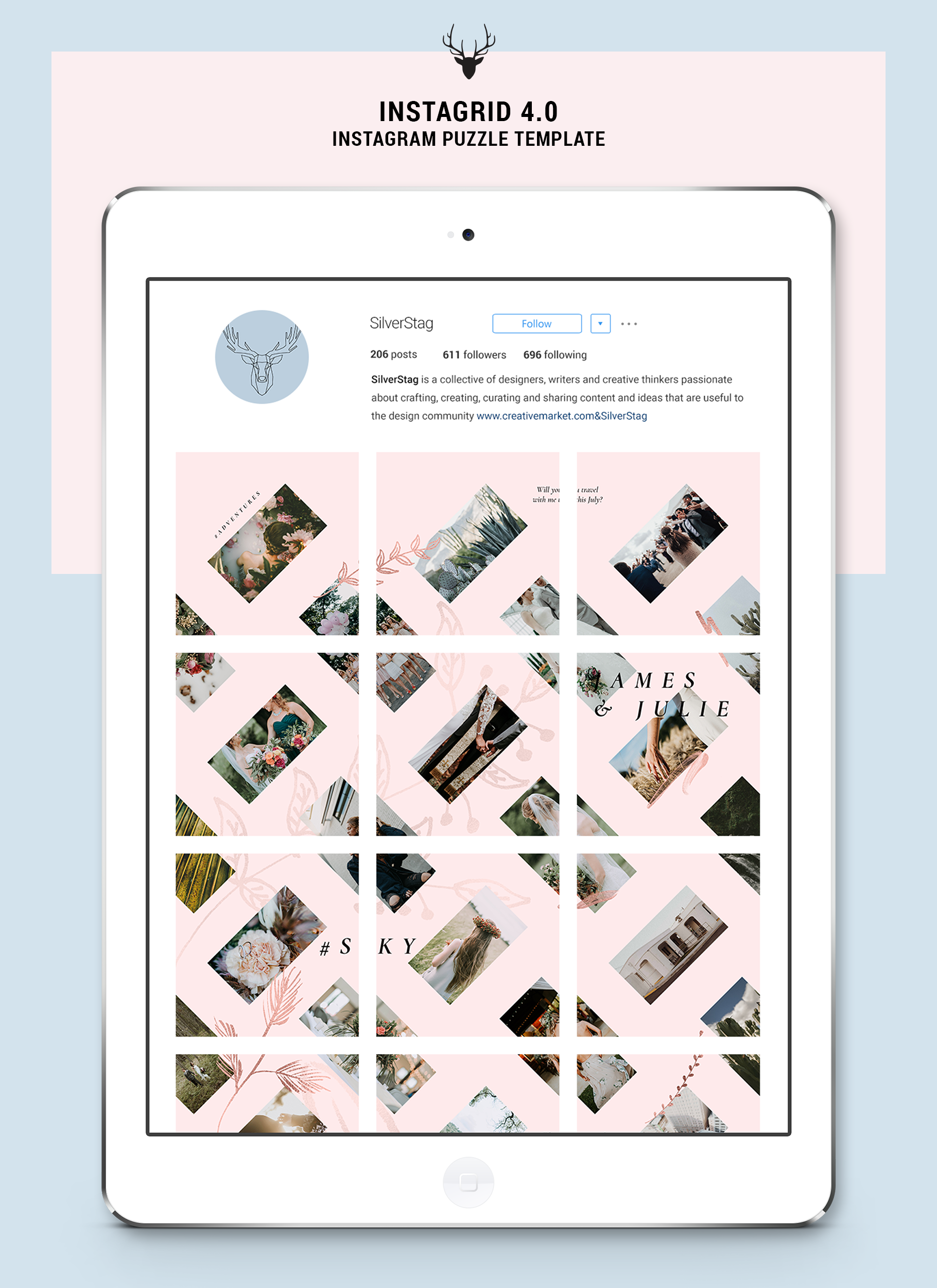 instagram video grid