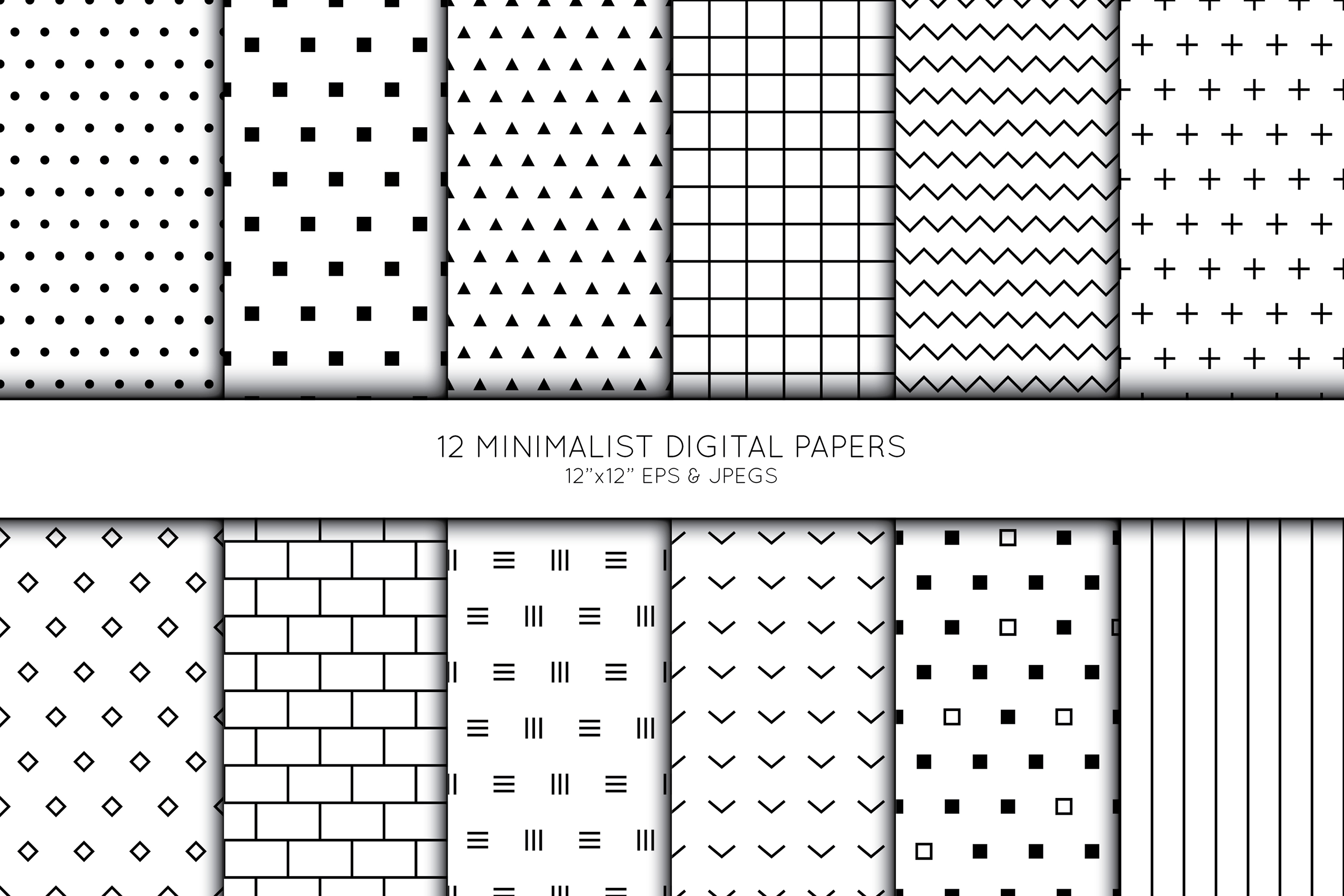 Download Geometric Digital Paper, Minimalist, Seamless pattern ...