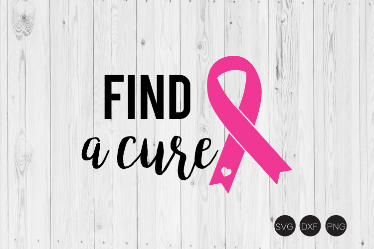 Find A Cure SVG, Cancer Awareness SVG