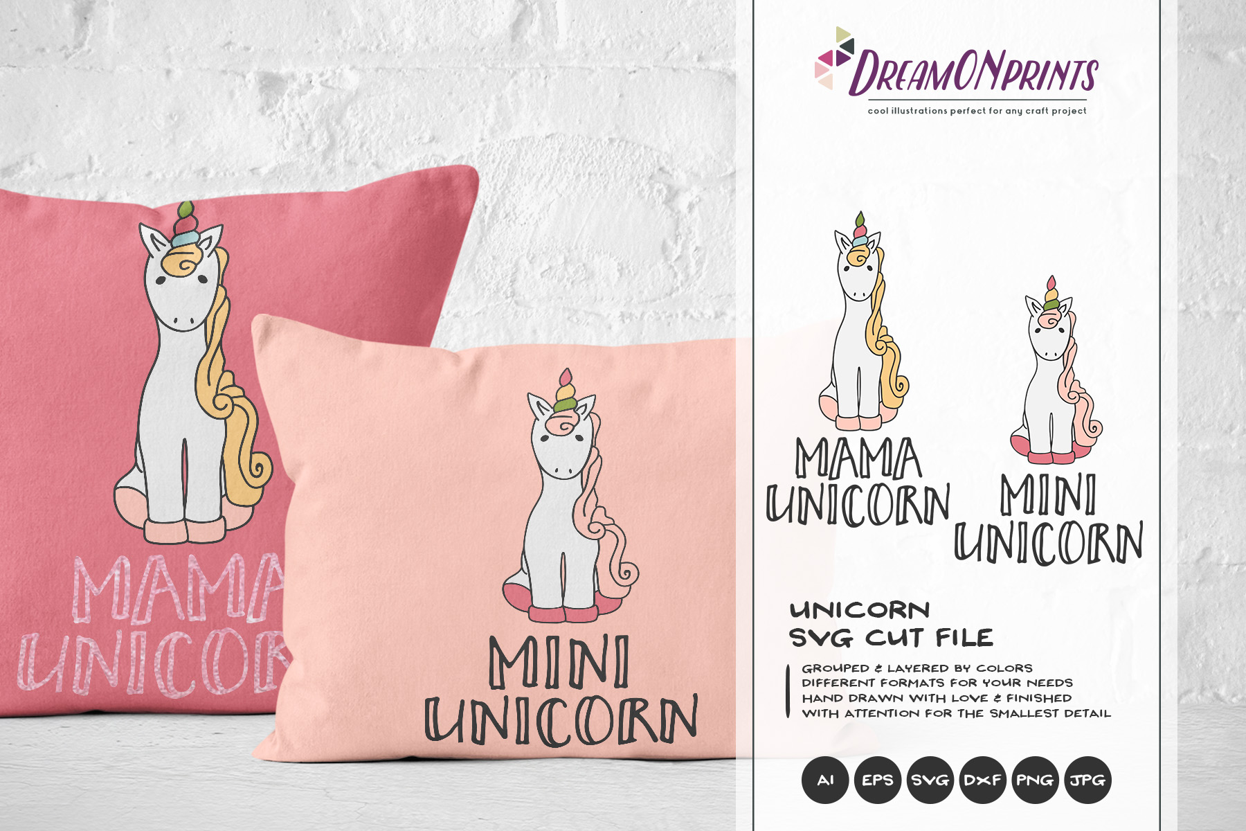 Download Unicorn SVG - Mama Unicorn SVG Mini Unicorn (181229 ...