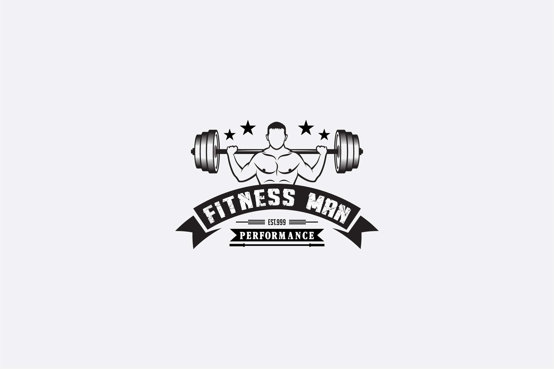 fitness man logo