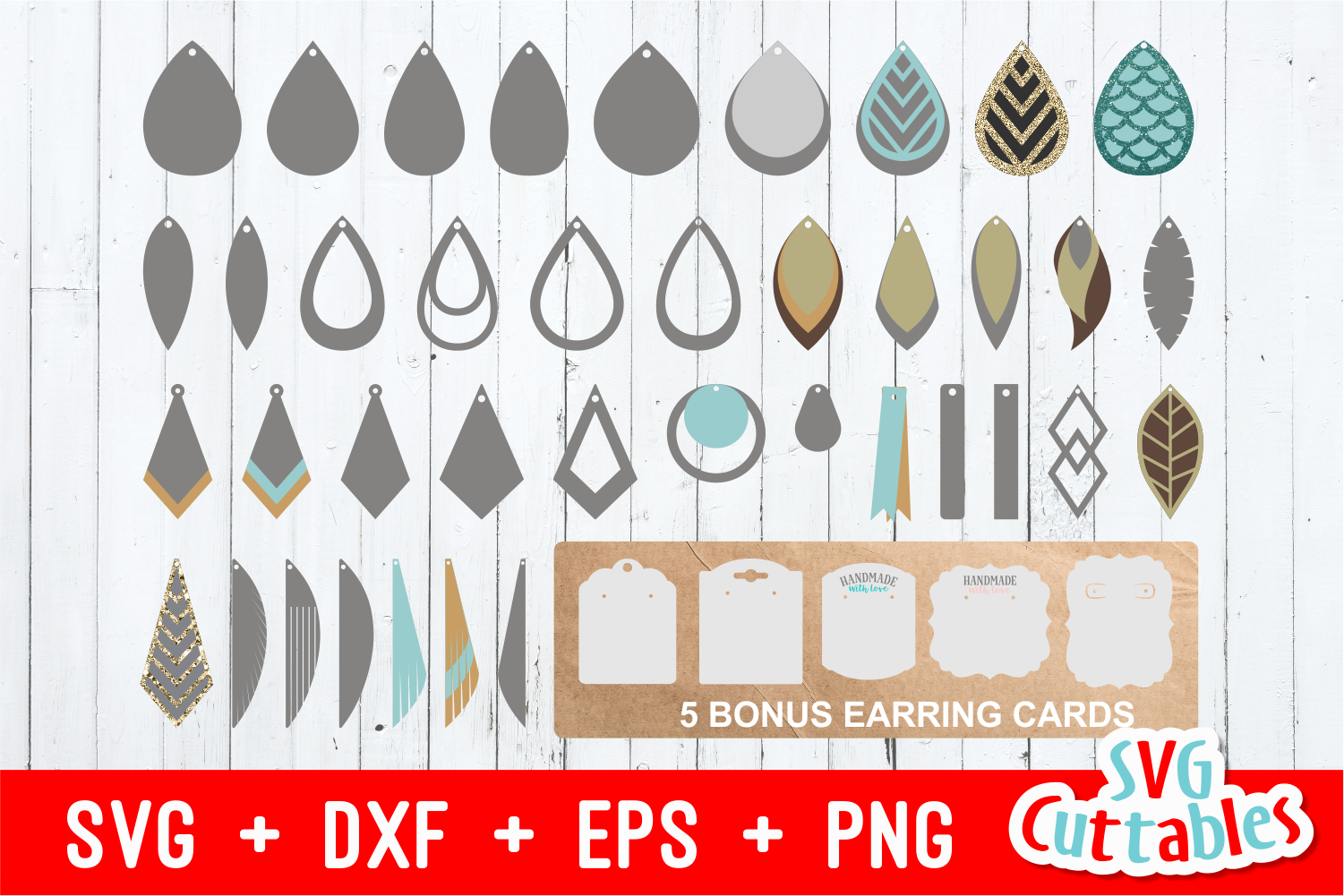 Earring Bundle | SVG Cut Files