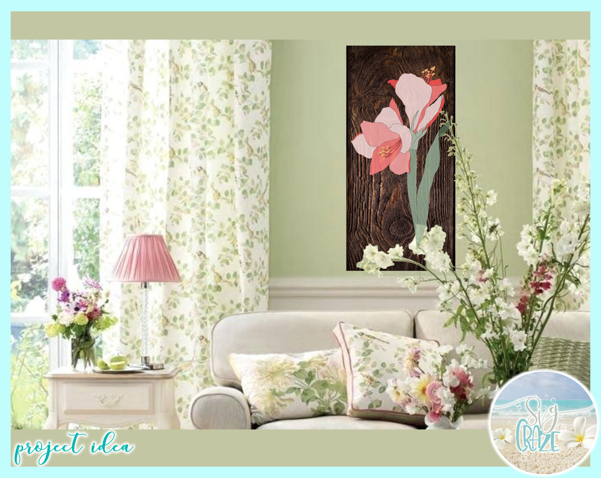 Amaryllis Flower Svg Dxf Eps Png Pdf Files For Cricut