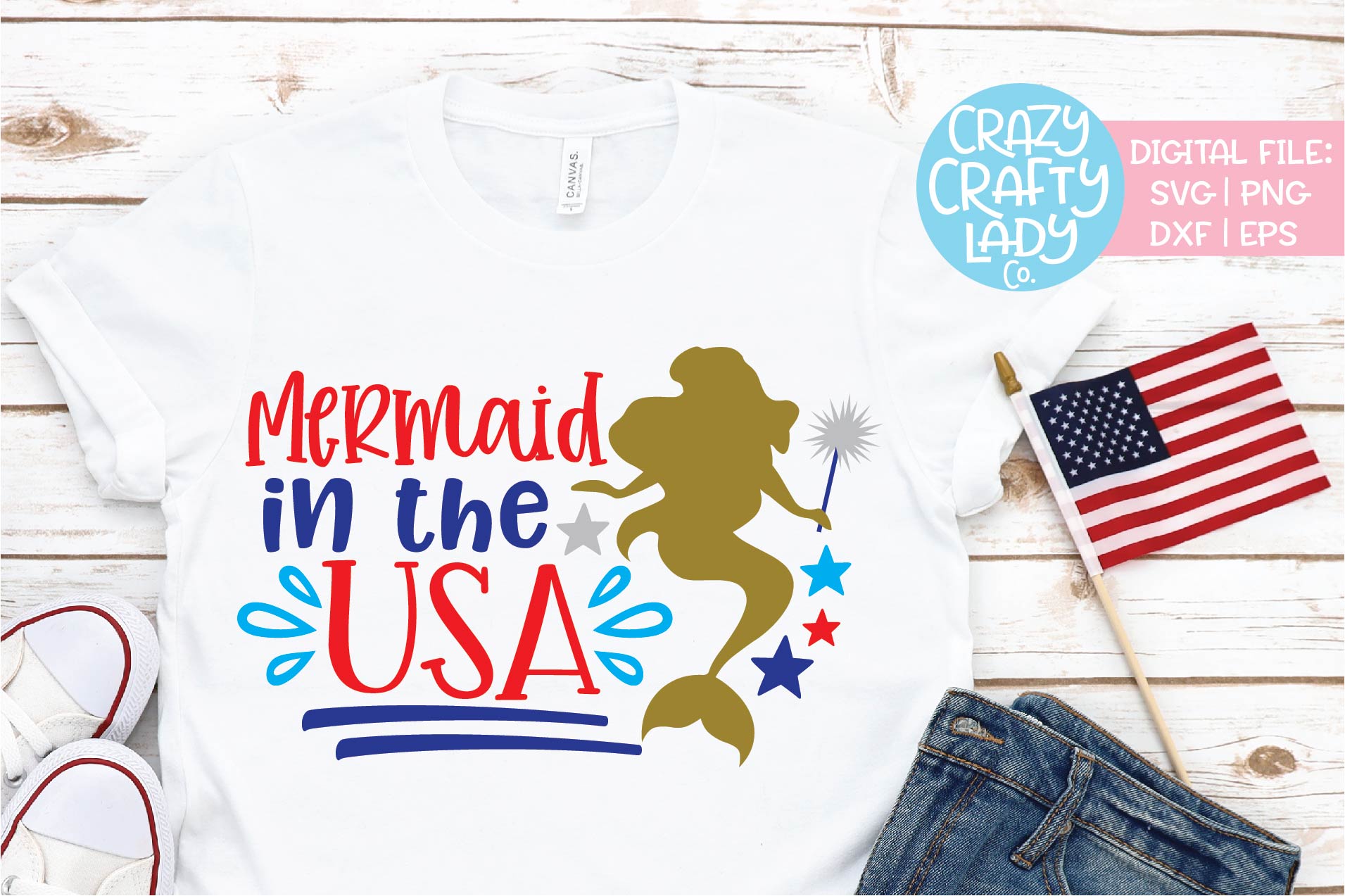 Kids' Patriotic July 4th SVG DXF EPS PNG Cut File Bundle (268094) | Cut