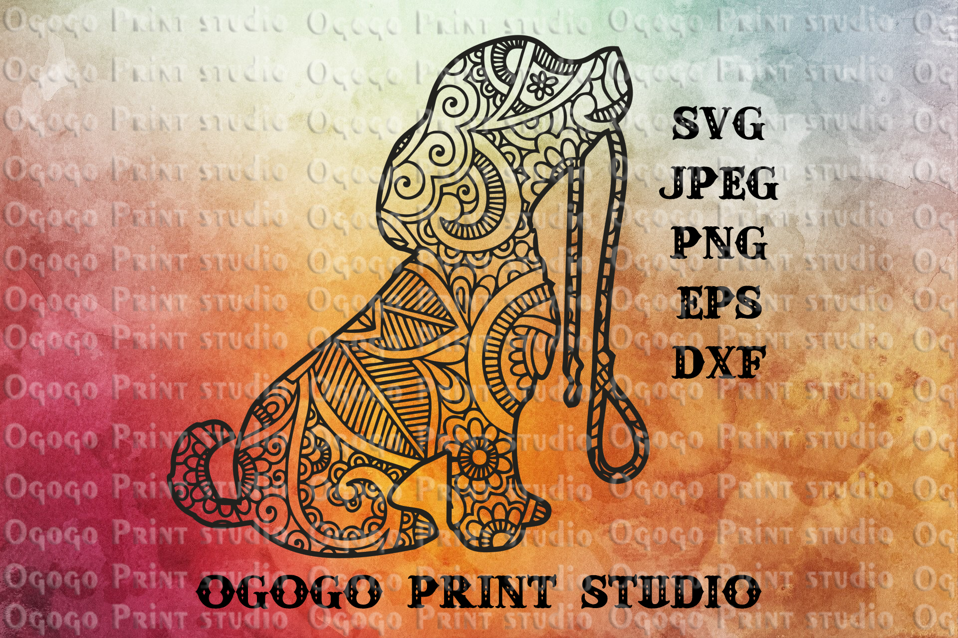 Download Puppy svg, Zentangle SVG, Dog svg, Pet SVG, Mandala svg