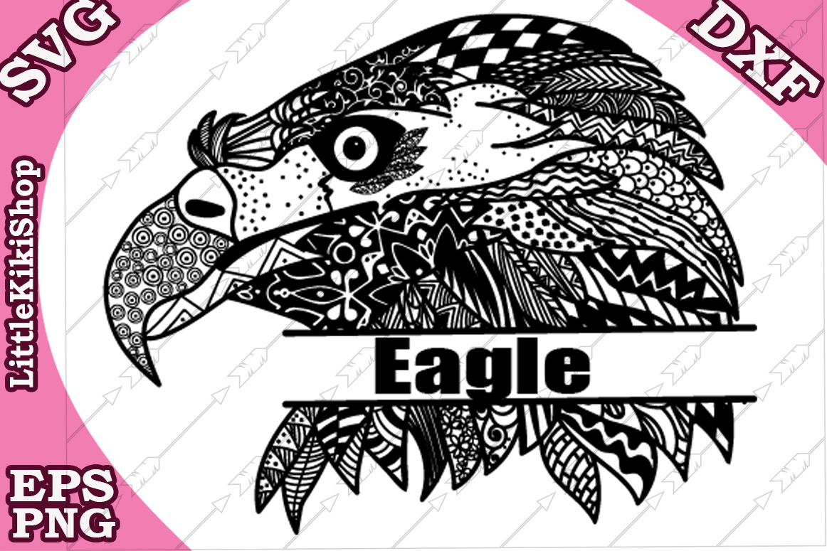 Download Monogram Eagle Svg,Mandala Eagle Svg,Cricut Svg,Zentagle ...