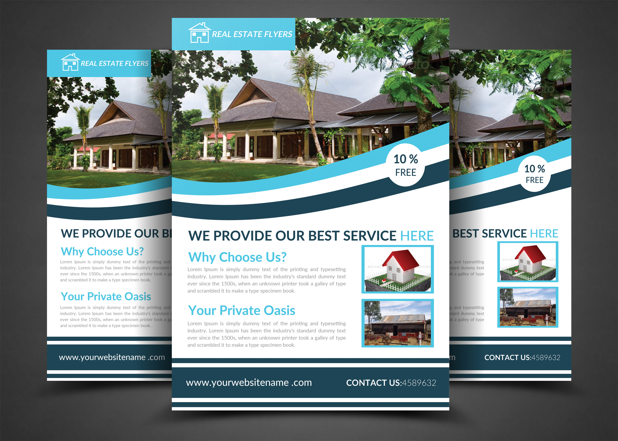 real estate flyers design