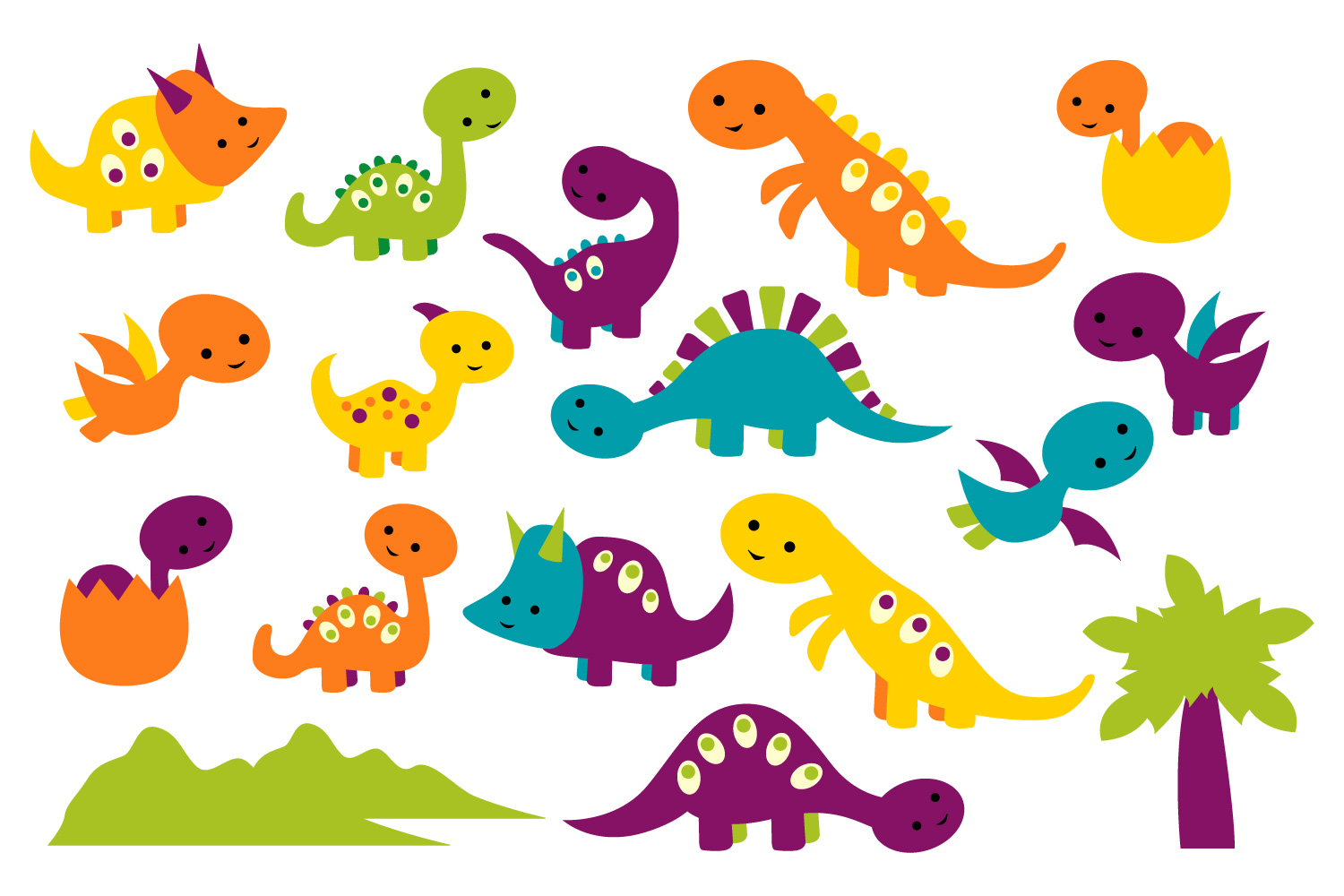 super cute dinosaurs