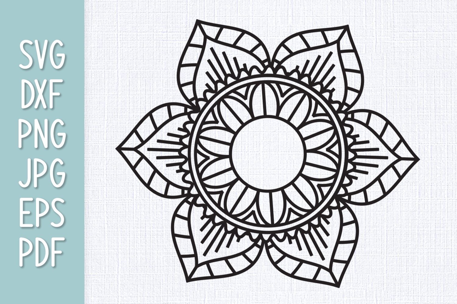 Mandala Flower SVG