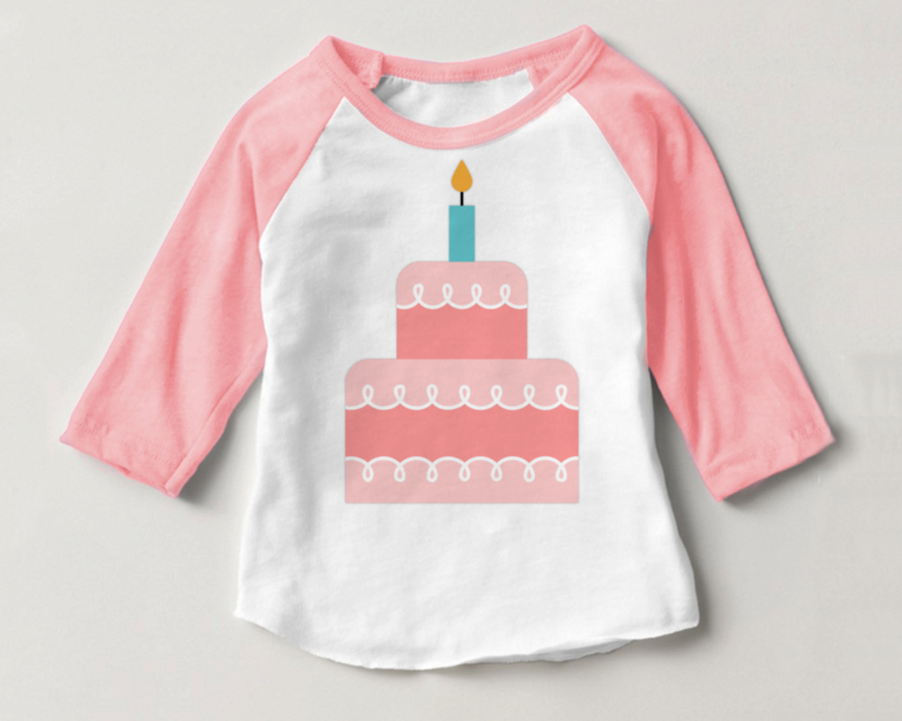 Download Tiered Cake with Candle SVG File Cutting Template