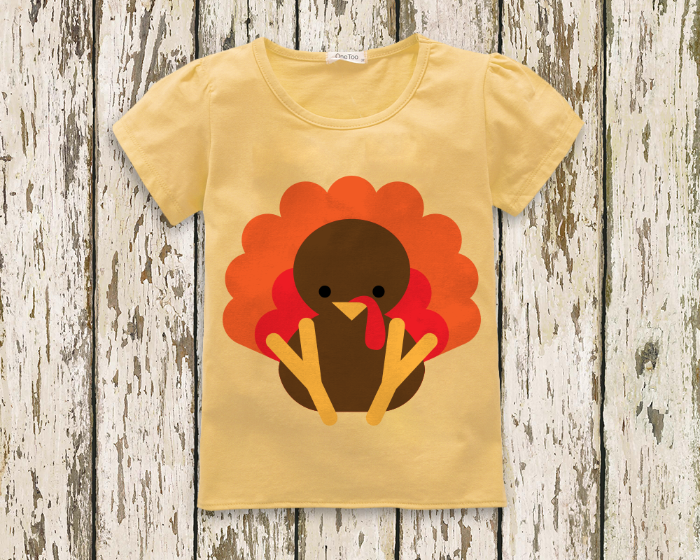 Cute Turkey SVG File Cutting Template (87116) | Cut Files | Design Bundles