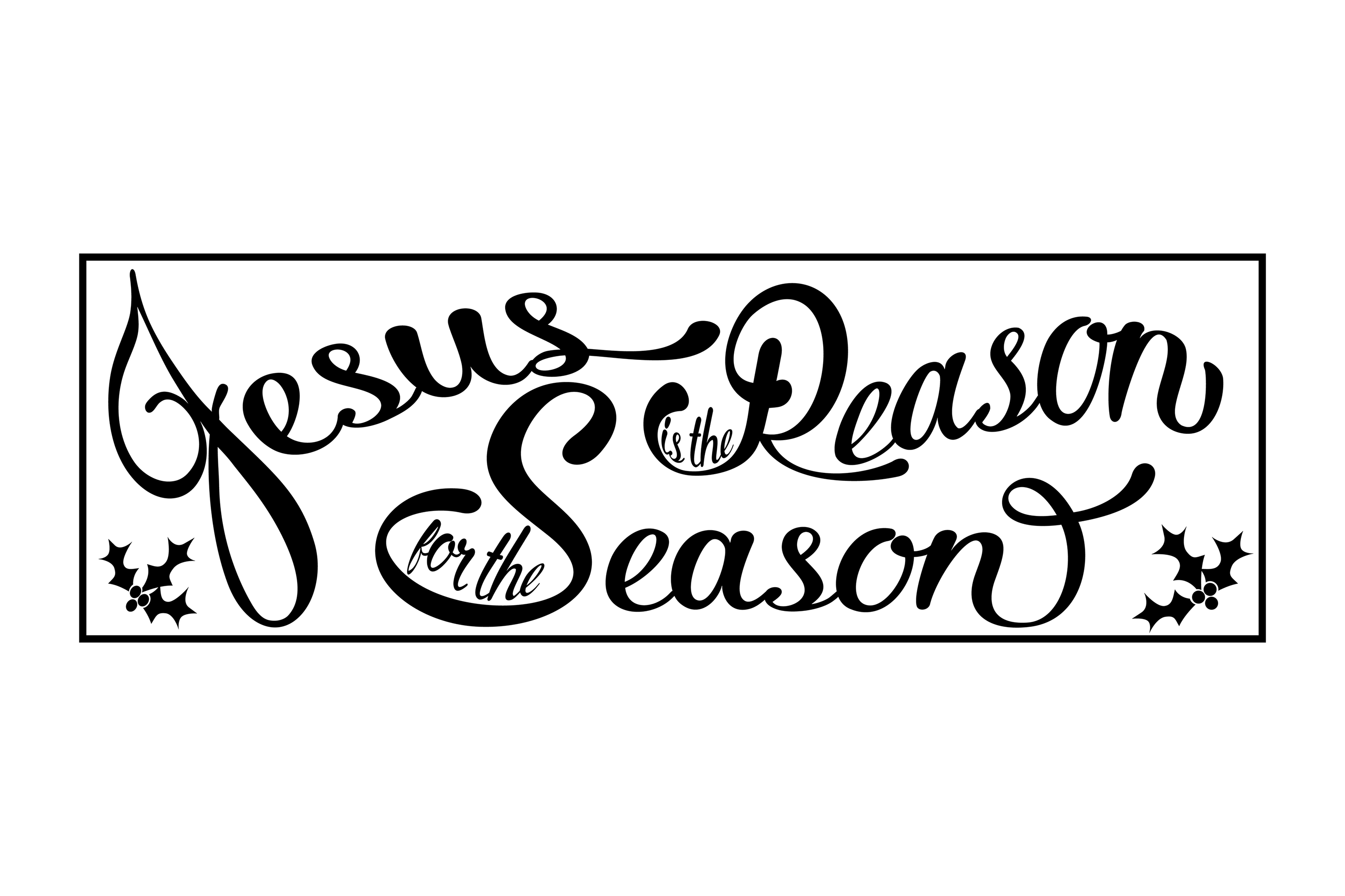 Jesus Is The Reason Svg