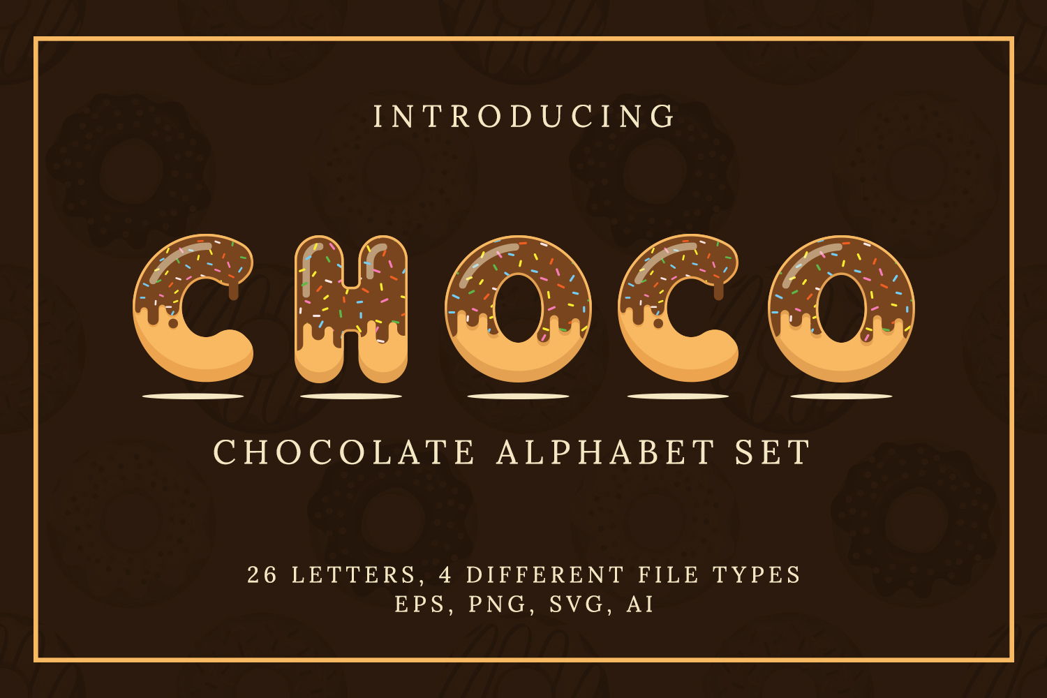 Chocolate Alphabet Set