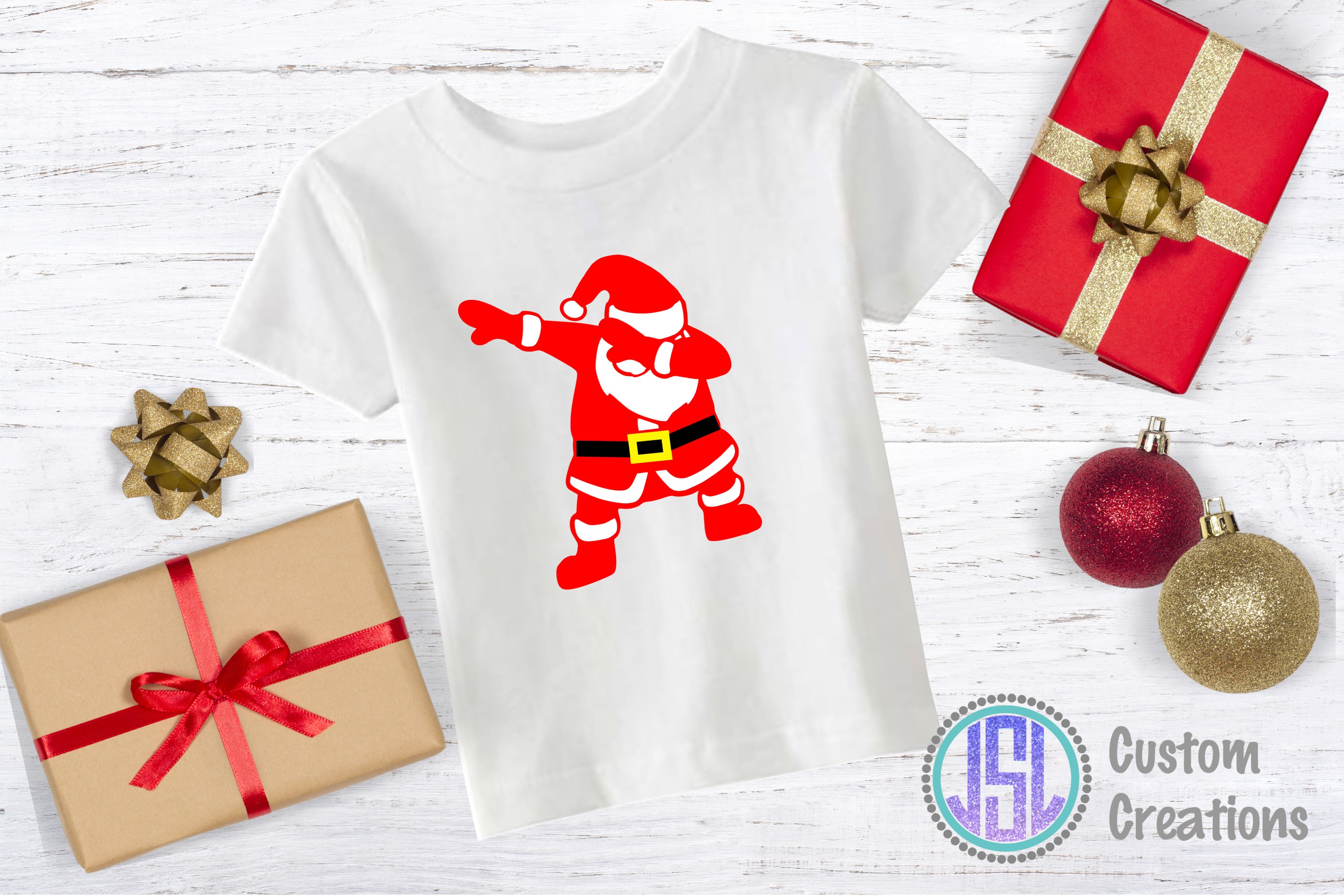 Download Dabbing Santa Set of 2 Bundle SVG DXF EPS PNG Cutting File ...