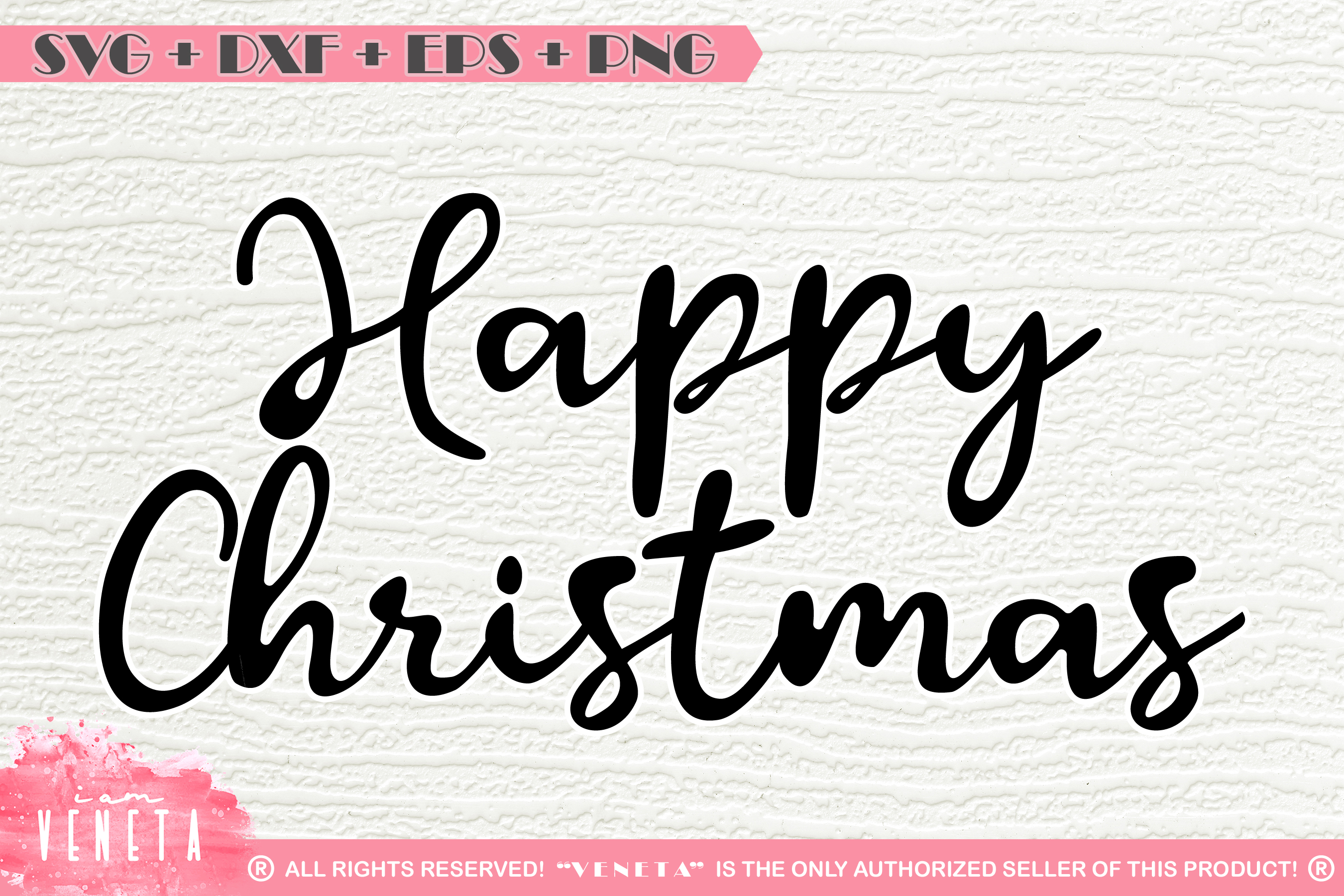 Download Happy Christmas | Quotes & Sayings | SVG, DXF Cutting File