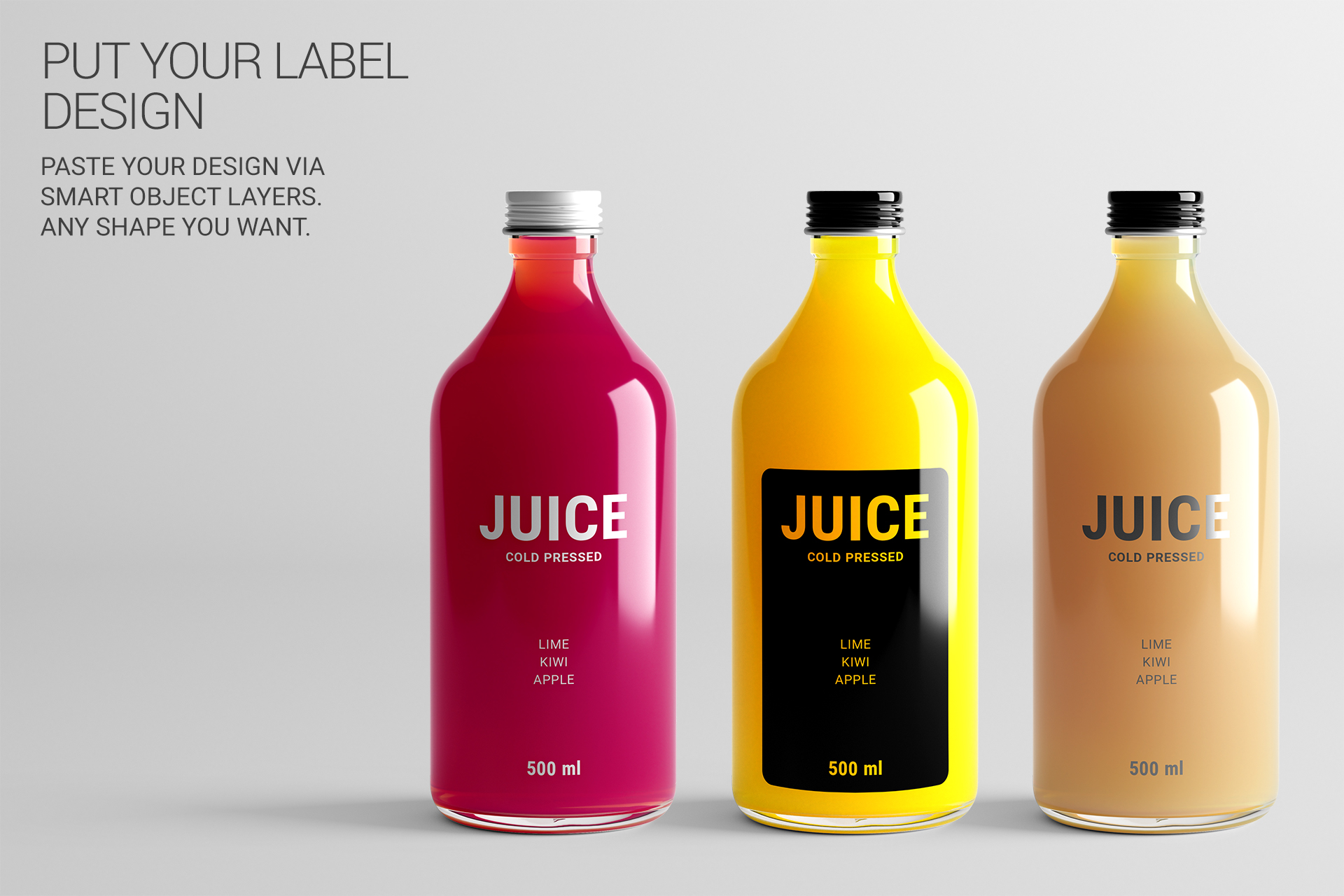 Download Juice Bottle MD Mock-Up #3 V2.0 (370324) | Products ...
