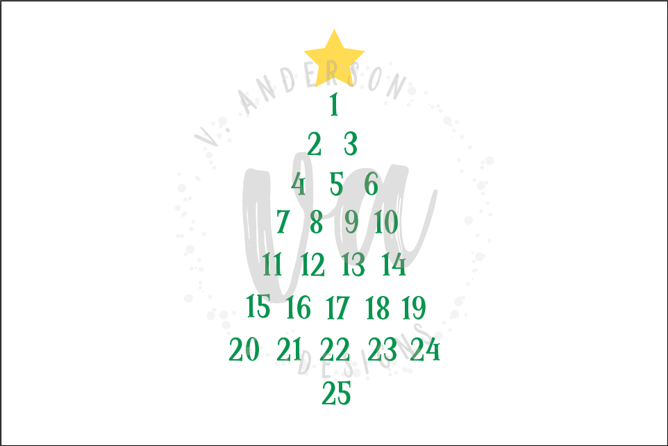 Christmas Countdown SVG (173521) | SVGs | Design Bundles