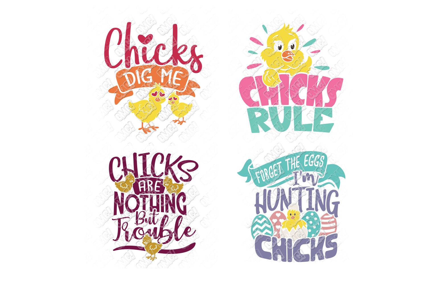 Download Easter Chick SVG Monogram Quotes in SVG, DXF, PNG, EPS, JPEG