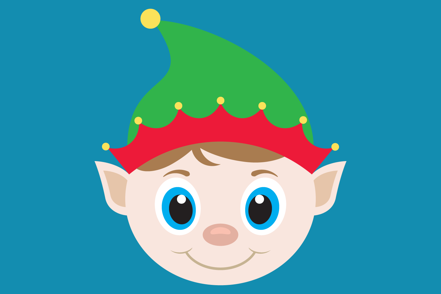 Elf Face Printable - Printable Word Searches