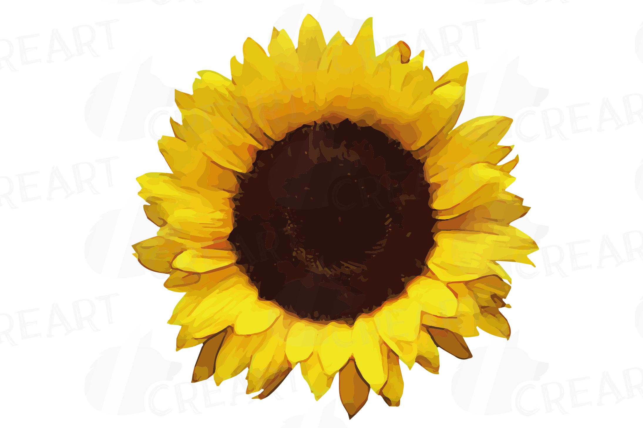 Free Free 120 Watercolor Sunflower Clipart Free SVG PNG EPS DXF File