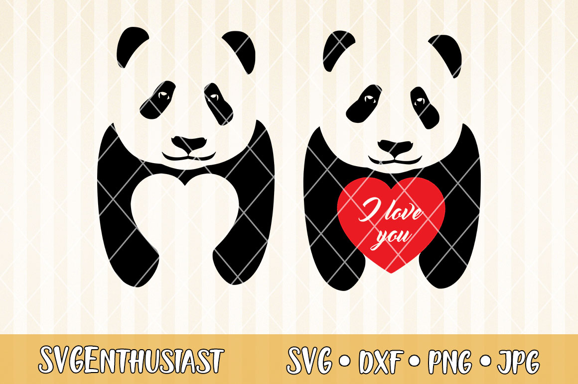 Cute panda SVG cut file (301277) | SVGs | Design Bundles