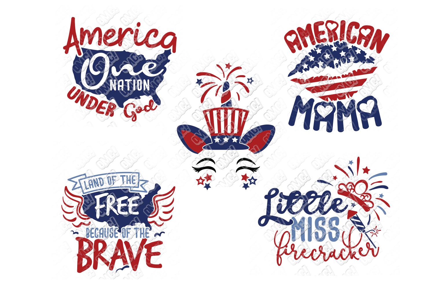 4th of July SVG Bundle in SVG/DXF/PNG/JPEG/EPS (103019) | Cut Files