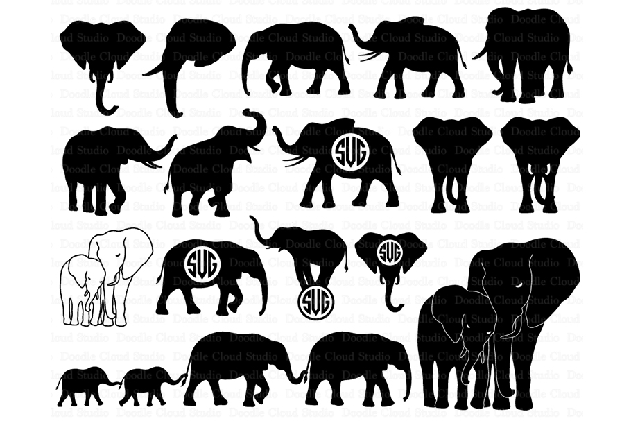 Free Free 86 Silhouette Baby Elephant Svg Free SVG PNG EPS DXF File