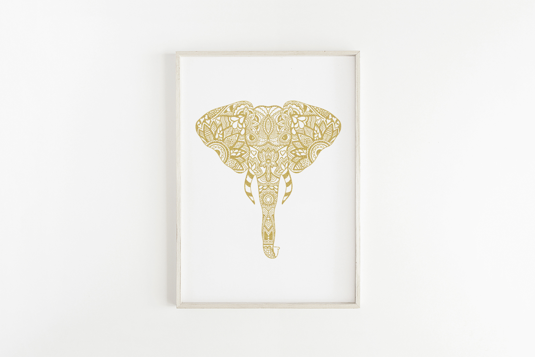  Mandala - Elephant Bildidee 
