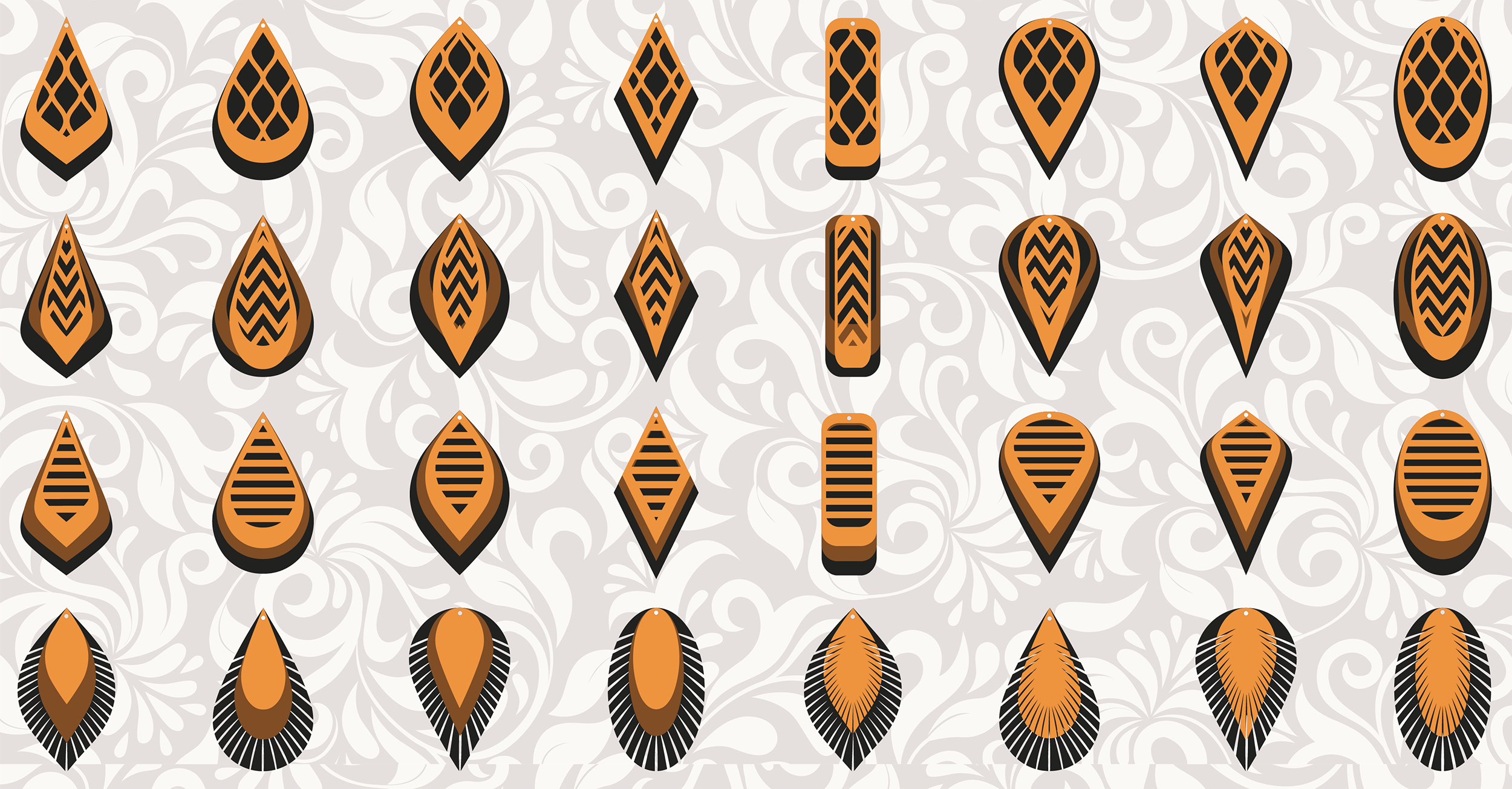 Free Free 189 Flower Leather Earrings Svg SVG PNG EPS DXF File