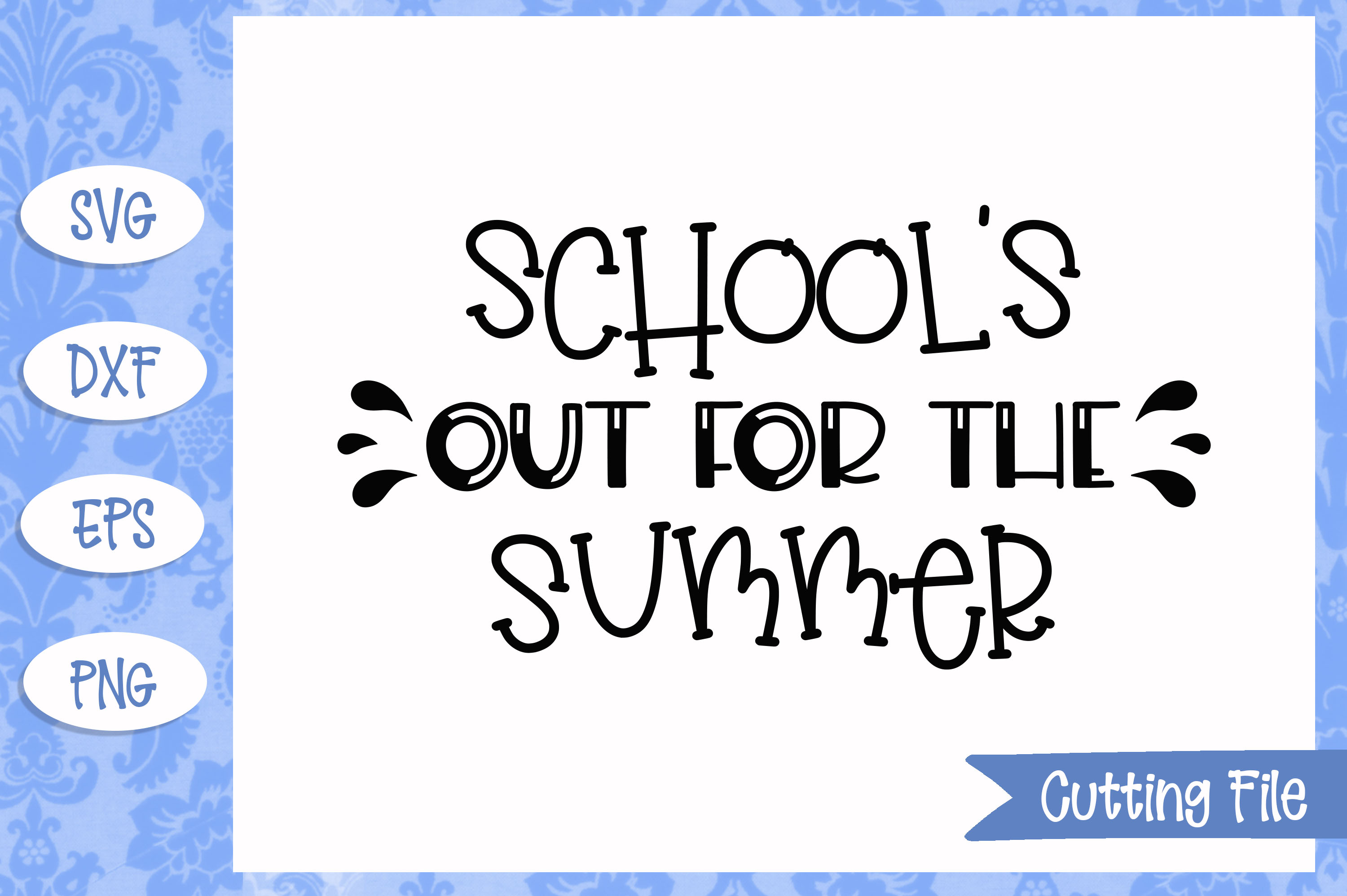 Download Schools out for the summer SVG File