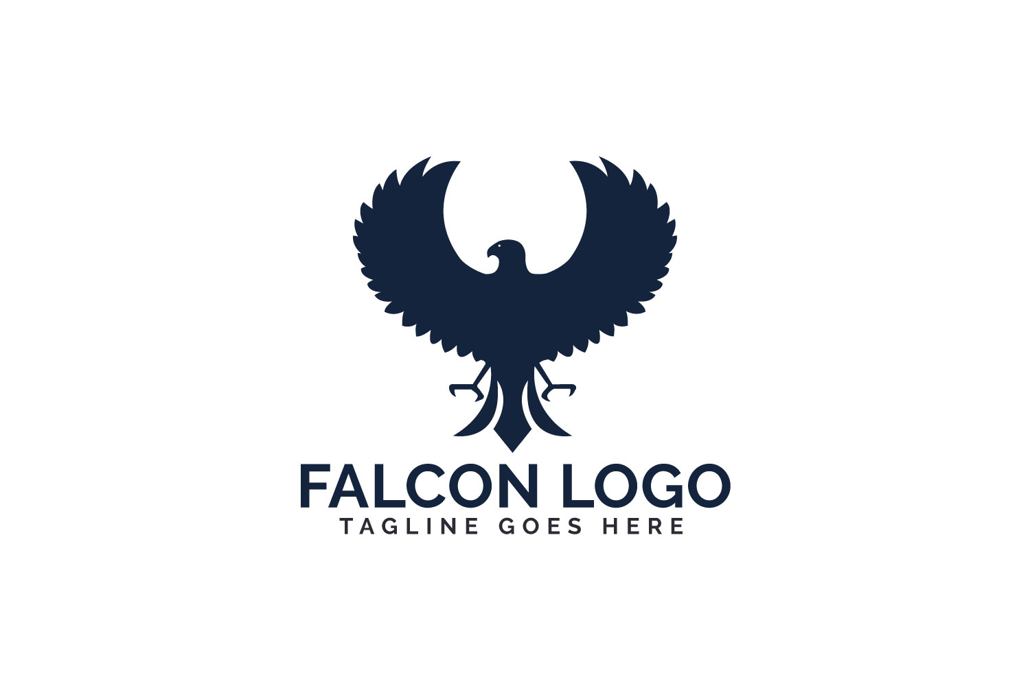 blue falcon logo company